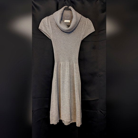 Gray Calvin Klein sweater dress - Picture 1 of 3